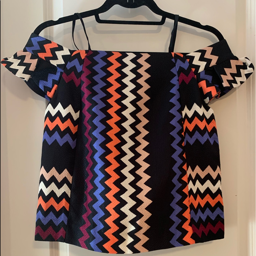 Msgm Nwt Multi Colored Top